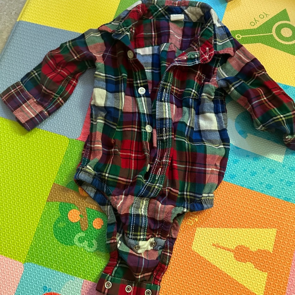 Gap Flannel 6-12 months